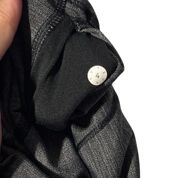 Lululemon Wunder Under Heather Black Space Full Length Leggings Size 4 Yoga Gym - Picture 9 of 9